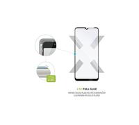 Protecteur en verre trempé Full-Cover pour Samsung Galaxy A12, adhésif plein écran, noir