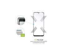 Protecteur en verre trempé Full-Cover pour Samsung Galaxy A22 5G, adhésif plein écran, noir