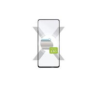 Protecteur en verre trempé Full-Cover pour Samsung Galaxy A53 5G, adhésif sur l'ensemble de l'écran, noir