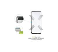 Protecteur en verre trempé Full-Cover pour Xiaomi Redmi Note 10/Note 10S, adhésif plein écran, noir