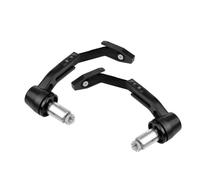 Protecteur Guidon Moto Lot 2 Leviers Frein Et D'embrayage CNC Pour Moto Protection Antichute Klaxon Protège-mains Tige Protection(Le noir)