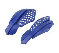 Protecteur Guidon Moto Protège-mains Robustes J60F Pour Motos Protection Plastique Pour Les Mains(Blue)