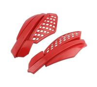 Protecteur Guidon Moto Protège-mains Robustes J60F Pour Motos Protection Plastique Pour Les Mains(Red)