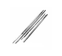 Protecteur Joints d'étanchéité de vitres, garnitures portes latérales pour Toyota pour Land pour Cruiser LC100 (1998-2007) Seal Pad(Chrome)