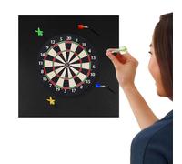 Protecteur Mural de la Carte Dart | Backing Dart Board, Grade Professionnel de Protection des Tapis Noirs Amovibles pour la Salle de Jeux pour Adultes Garage Home Risque