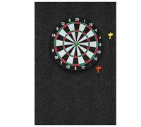 Protecteur Mural Universel pour Cible de fléchettes en liège, Panneau arrière Pliable de 12 mm d'épaisseur pour Planche, Protection Ultime en Feutre pour la sécurité et la décoration murales, no