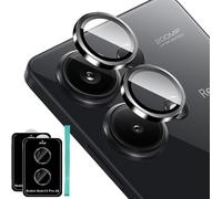 Protecteur Objectif Caméra Xiaomi Redmi Note 13 Pro 4g - 2 Verres Trempés 9h Avec Bague Aluminium Anti-Chocs Anti-Rayures Hd Installation Facile