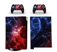 Protecteur Peau Décalcomanie Console Pour PS 5 Édition Disque 2 Contrôleurs Enveloppes Couverture Vinyle Version Disque Pour PS5 40652 Sans Bulles Ni Résidus