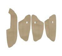 Protecteur Poignée Porte Voiture Housse En Cuir Pour BMW X5 E70 2007-2011 2012 2013 Accessoires D'intérieur Style Voiture Poignée Intérieure Porte Avant Gauche(Beige)