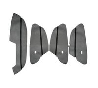 Protecteur Poignée Porte Voiture Housse En Cuir Pour BMW X5 E70 2007-2011 2012 2013 Accessoires D'intérieur Style Voiture Poignée Intérieure Porte Avant Gauche(Gris)