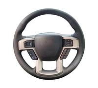 Protecteur pour Ford pour F-600 pour F-650 pour F-750 2020-2021 Couverture De Volant De Voiture Personnalisée Tresse Cuir Proteges Volant(3 Colors Thread)