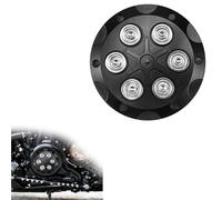 Protecteur pour Moto Carter De Protection Moteur Gauche Et Cache Latéral d'embrayage pour Harley Sportster S RH1250 RH1250S 2021 2022 2023 2024 2025(Black Silver)