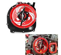 Protecteur pour Moto Protection De Carter d'embrayage Et D'allumage pour Moto pour Kawasaki ZR900 ZR 900 2017 2018 2019 2020 2021 2022 2023(Rosso)