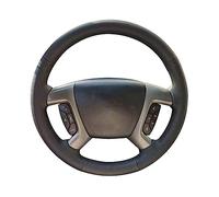 Protecteur pour Silverado pour GMC pour Sierra 2007 2008 2009 2010 2011 2012 2013 Couverture Volant Voiture Antidérapant Cuir Tresse Accessoires Proteges Volant(3 Colors Thread)