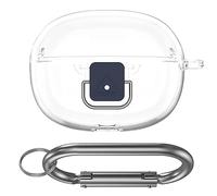 Protecteur Silicone Souple Compatible avec Écouteurs Intra-Auriculaires sans Fil SHOKZ OpenDots One | Résistant aux Rayures et aux Chocs | Étui de Protection avec Crochet Mousqueton