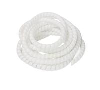 Protecteur spiralé, Gaine de câble spiralée 5 mètres, gaine protection for câbles 8 à 32 mm, colorée ignifuge(White,32mm inside diameter)
