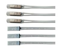 Protecteur thermique de commutateur de température à disque bimétallique, 2/5/10 pièces, KSD9700/TB02 40C 45C 50C 55C 60C 95C 100C 120C 130C150C 15 * 5.4 * 2.4(80C,2PCS_2A-METAL-NO)