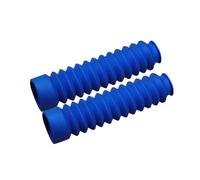 Protecteur Universel En Caoutchouc Pour Moto 2 Pièces Couvercle De Fourche Avant De Moto Protection Contre Les Chocs Motocross Anti-poussière(Blue)