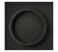 Protecteur Volant Housse De Volant De Voiture en Daim Toutes Saisons Pout Ultra-Mince Antidérapante Ronde Et Respirante en Forme De D(Green-O)