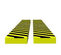 Protecteurs d'angle 2 pcs Jaune et noir 6x2x101,5 cm PU vidaXL vidaXL