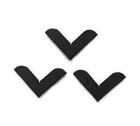 Protecteurs d'angle de sécurité Gardes, Accessoires 30 Pcs Noir Lisse Livre Scrapbooking Collier Métal Coin Dossiers Boîte Sacs Album Boîte En Bois Côté Décoratif 25/28mm Charnière De Porte (Color : 2