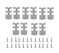 Protecteurs d'angle en Métal | 10 Pièces Fournitures De Protection De Plinthe - Protège-Angles De Table - pour Propriétaires Locataires Bureau Maison Appartement Meubles Portes