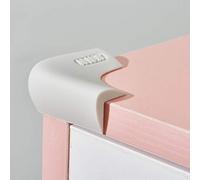 Protecteurs d'angle en silicone de qualité alimentaire, protections de bords de table, adhésifs pré-tapeps, pour enfants, armoires, cheminées, meubles (4, gris)