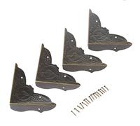 Protecteurs d'angle Protecteurs du coin Métal Déco Edge Coin Protector pour bijoux Coffre à vin Coffret cadeau Coque en bois