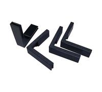 Protecteurs de bords en carton à clips à angles droits, protection d ' angle solide, conception antidérapante, idéale pour les conteneurs de stockage, attaches de boîte réutilisables