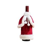 Protecteurs de bouteilles inspirés de la jupe d ' arbre de Noël Solution de rangement en tissu respirant pour les affichages saisonniers Protecteurs d ' ornements de vacances en tissu