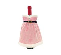 Protecteurs de bouteilles inspirés de la jupe d ' arbre de Noël Solution de rangement en tissu respirant pour les affichages saisonniers Protecteurs d ' ornements de vacances en tissu