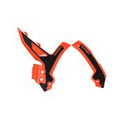 Acerbis Protège-cadre X-Grip pour KTM 150 EXC Orange/Noir 2024-2025