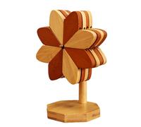 Protecteurs de comptoir en bois pour casseroles chaudes, plats, dessous de plat de cuisine avec base, accessoires de table de salle à manger