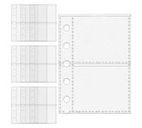 Protecteurs De Feuilles, 10 Pièces M5 Pages De Protection Pour Classeur À 5 Anneaux, Pochettes Pour Cartes Pour Les Chefs De Projet Artistes De Bureau Autocollants Éducateurs Amateurs De Papeterie Bil