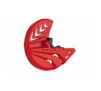 POLISPORT 8155100003 - Protecteur de disque et fourche inférieure en polypropylène résistant aux chocs et à l'abrasion compatible avec les motos en couleur Rouge