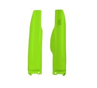 POLISPORT 8398000008 - Ensemble de protections de fourche en polypropylène résistant aux chocs sans matériel compatible avec les motos Kawasaki en couleur vert