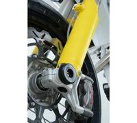 Protecteurs de fourche r & g course-noir pour les motos pièces rechange