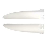 Protecteurs De Fourche Racetech-Blanco pour Moto Recharges