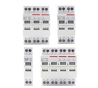 Protecteurs de fuite à la terre 1P 2P 3P 4P 40A 63A Double Alimentation Manuel Interverrouillage Disjoncteur Rail Isolant Discounecting Switch 1 Pcs (Color : 40a, Size : 4)