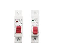 Protecteurs de fuite à la terre 1pc DC 1000V 1P Mini disjoncteur solaire interrupteur de Protection contre les surcharges 6A 10A 16A 20A 25A 32A 40A 50A 63A MCB for photovoltaïque PV (Color : 10a, S