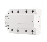 Protecteurs de fuite à la terre 4 pôles 100A AC 220V 230V 50/60Hz Din Rail ménage AC contacteur modulaire contrôleur de commutateur maison hôtel utilisation 1 pièces (Color : 4p 100a 2no2nc 230ac)