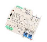Protecteurs de fuite à la terre Commutateur de transfert automatique d'alimentation photovoltaïque sur réseau Rail ininterrompu 2P 63A 100A AC220V alimentation du système PV 1 pièces (Color : Pv 110v