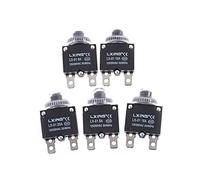 Protecteurs de fuite à la terre Disjoncteur 1 pc, protection contre les surcharges interrupteur thermique 2 broches disjoncteur 5A, 8A, 10A, 15A, 20A interrupteur à bouton-poussoir de surcharge aléato