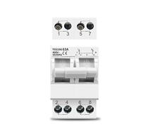 Protecteurs de fuite à la terre Disjoncteur 2p 63a MTS Dual Power Interrupteur d'isolation de transfert manuel Interlock Disjoncteur