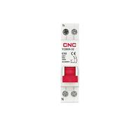 Protecteurs de fuite à la terre Disjoncteur MCB Disjoncteur miniature Disjoncteur phase-neutre YCB6N-32 6-32A 1P + N Interrupteur électrique Sécurité domestique (Color : 6a, Size : 1P N)