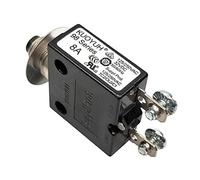 Protecteurs de fuite à la terre Disjoncteur série 98 8A 250VAC réinitialisation manuelle protecteur de surcharge thermique interrupteur Mini disjoncteur (Color : 6a, Size : With cap)