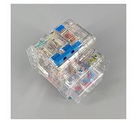 Protecteurs de fuite à la terre Disjoncteur Transparent DZ47LE 2P 32A 230V ~ 50HZ/60HZ Disjoncteur à courant résiduel avec protection contre les surintensités et les fuites RCBO