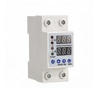 Protecteurs de fuite à la terre GPS7-04 Rail Intelligent surtension courant et sous tension dispositif de protection relais protecteur 40A 63A 220V 230V 1 pièces (Size : 40A)