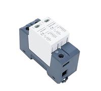 Protecteurs de fuite à la terre GSP9 Photovoltaïque DC SPD 2P 600V 1000V 20KA ~ 40KA Parasurtenseur Dispositif de protection Protection contre la foudre Rail T1 + T2 1 pièces (Size : 2P 1000VDC)