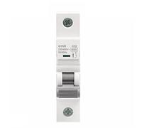Protecteurs de fuite à la terre GYM9 1P MCB 6A-63A Din Rail 220V 400V Disjoncteur AC Type 6KA Capacité de rupture Courbe C 1Pcs (Color : 63a, Size : 1 Pole C Curve)